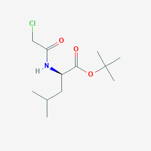 tert-butyl (2R)-2-(2-chloroacetamido)-4-methylpentanoate