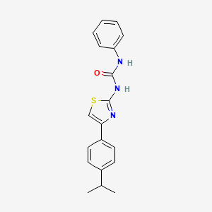 1-(4-(4-Isopropylphenyl)thiazol-2-yl)-3-phenylurea