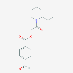 [2-(2-Ethylpiperidin-1-yl)-2-oxoethyl] 4-formylbenzoate