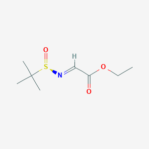 ethyl (2E)-2-[(R)-tert-butylsulfinyl]iminoacetate