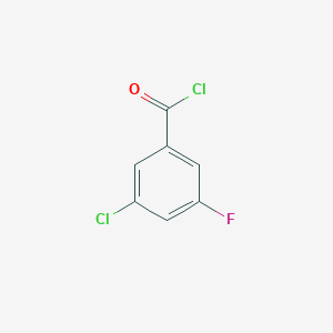 molecular formula C7H3Cl2FO B2778680 3-Chloro-5-fluorobenzoyl chloride CAS No. 886496-62-4