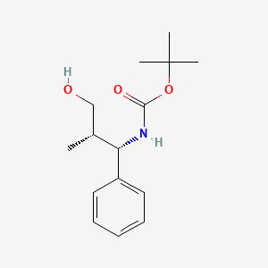 molecular formula C15H23NO3 B2778681 (2S,3S)-2-Methyl-3-(tert-butoxycarbonylamino)-3-phenyl-1-propanol CAS No. 926308-23-8