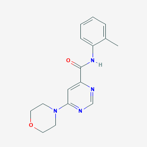 6-morpholino-N-(o-tolyl)pyrimidine-4-carboxamide