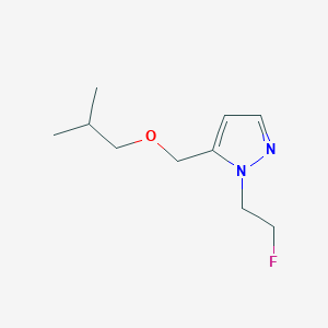 molecular formula C10H17FN2O B2778738 1-(2-fluoroethyl)-5-(isobutoxymethyl)-1H-pyrazole CAS No. 1855943-78-0