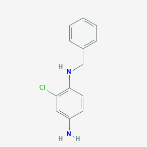 molecular formula C13H13ClN2 B2778742 1-N-benzyl-2-chlorobenzene-1,4-diamine CAS No. 104226-32-6