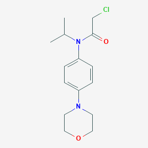 2-Chloro-N-(4-morpholin-4-ylphenyl)-N-propan-2-ylacetamide