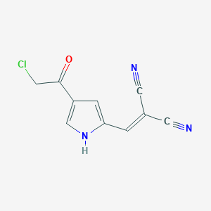 2-{[4-(2-chloroacetyl)-1H-pyrrol-2-yl]methylene}malononitrile