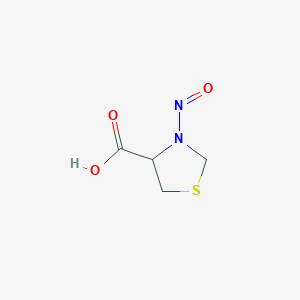 molecular formula C4H6N2O3S B027788 N-Nitrosothiazolidine-4-carboxylic acid CAS No. 88381-44-6