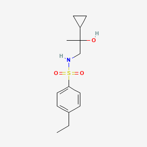 N-(2-cyclopropyl-2-hydroxypropyl)-4-ethylbenzenesulfonamide