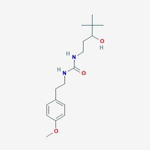 1-(3-Hydroxy-4,4-dimethylpentyl)-3-(4-methoxyphenethyl)urea