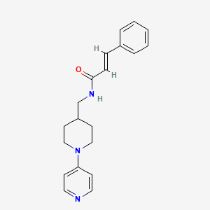 N-((1-(pyridin-4-yl)piperidin-4-yl)methyl)cinnamamide