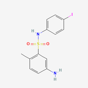 5-amino-N-(4-iodophenyl)-2-methylbenzene-1-sulfonamide