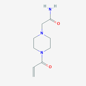 2-(4-Prop-2-enoylpiperazin-1-yl)acetamide