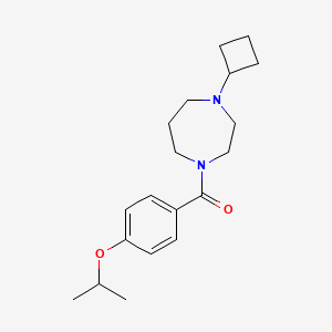 (4-Cyclobutyl-1,4-diazepan-1-yl)(4-isopropoxyphenyl)methanone