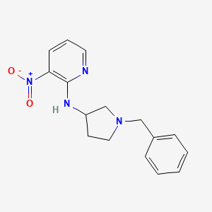 N-(1-benzylpyrrolidin-3-yl)-3-nitropyridin-2-amine