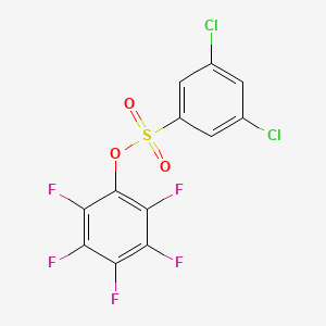 Pentafluorophenyl 3,5-dichloro-benzenesulfonate
