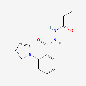 N'-propionyl-2-(1H-pyrrol-1-yl)benzenecarbohydrazide