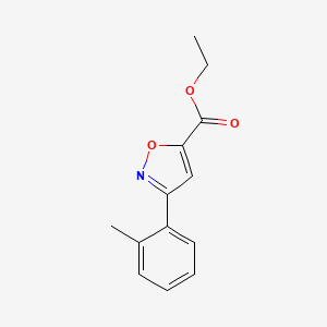 3-o-Tolyl-isoxazole-5-carboxylic acid ethyl ester