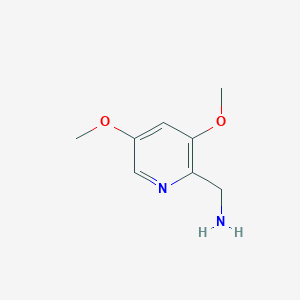 molecular formula C8H12N2O2 B2779011 (3,5-Dimethoxypyridin-2-YL)methanamine CAS No. 1256816-67-7