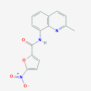 molecular formula C15H11N3O4 B277904 N-(2-methylquinolin-8-yl)-5-nitrofuran-2-carboxamide 