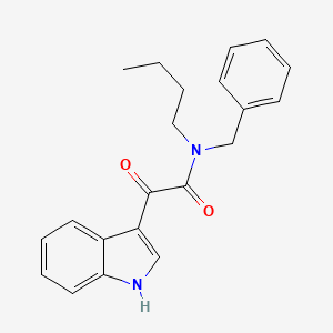 molecular formula C21H22N2O2 B2779053 N-benzyl-N-butyl-2-(1H-indol-3-yl)-2-oxoacetamide CAS No. 852367-10-3