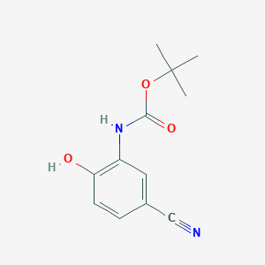 Tert-butyl N-(5-cyano-2-hydroxyphenyl)carbamate