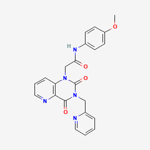 2-(2,4-dioxo-3-(pyridin-2-ylmethyl)-3,4-dihydropyrido[3,2-d]pyrimidin-1(2H)-yl)-N-(4-methoxyphenyl)acetamide