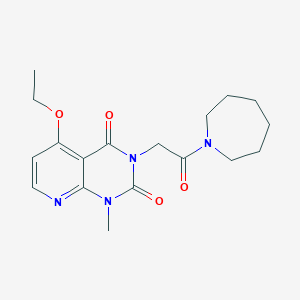 3-(2-(azepan-1-yl)-2-oxoethyl)-5-ethoxy-1-methylpyrido[2,3-d]pyrimidine-2,4(1H,3H)-dione