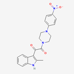 1-(2-methyl-1H-indol-3-yl)-2-[4-(4-nitrophenyl)piperazin-1-yl]ethane-1,2-dione