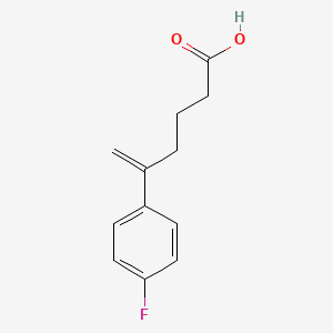 5-(4-Fluorophenyl)hex-5-enoic acid