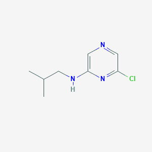 molecular formula C8H12ClN3 B2779287 6-chloro-N-(2-methylpropyl)pyrazin-2-amine CAS No. 642459-37-8