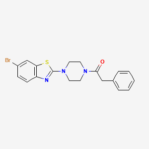 6-Bromo-2-[4-(phenylacetyl)piperazin-1-yl]-1,3-benzothiazole