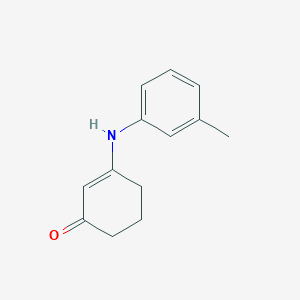 molecular formula C13H15NO B2779334 3-[(3-Methylphenyl)amino]cyclohex-2-en-1-one CAS No. 51408-72-1