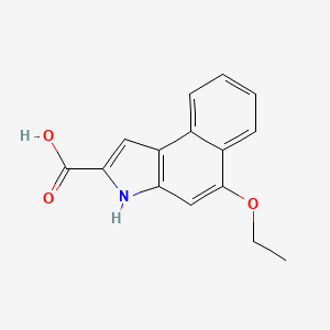 molecular formula C15H13NO3 B2779355 5-ethoxy-3H-benzo[e]indole-2-carboxylic acid CAS No. 887360-68-1
