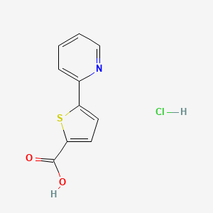 5-Pyridin-2-ylthiophene-2-carboxylic acid;hydrochloride