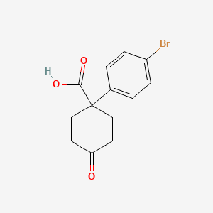 1-(4-Bromophenyl)-4-oxocyclohexanecarboxylic Acid