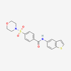 N-(benzo[b]thiophen-5-yl)-4-(morpholinosulfonyl)benzamide