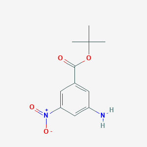 molecular formula C11H14N2O4 B2779442 Tert-butyl 3-amino-5-nitrobenzoate CAS No. 2248273-70-1