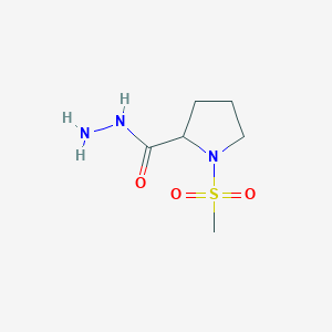 1-(Methylsulfonyl)pyrrolidine-2-carbohydrazide