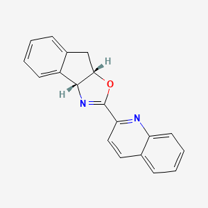 (3aR,8aS)-2-(Quinolin-2-yl)-3a,8a-dihydro-8H-indeno[1,2-d]oxazole
