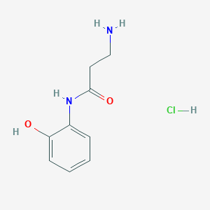 3-Amino-N-(2-hydroxyphenyl)propanamide;hydrochloride