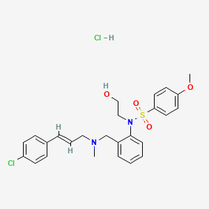 molecular formula C26H30Cl2N2O4S B2779589 KN-93 hydrochloride CAS No. 139298-40-1; 1956426-56-4