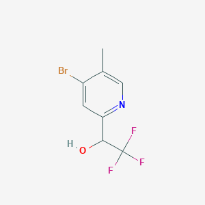 1-(4-Bromo-5-methylpyridin-2-yl)-2,2,2-trifluoroethanol