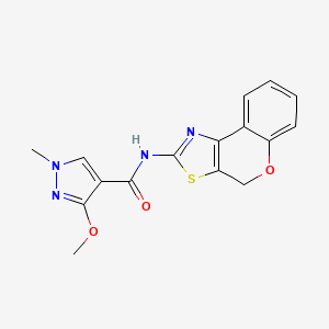 N-(4H-chromeno[4,3-d]thiazol-2-yl)-3-methoxy-1-methyl-1H-pyrazole-4-carboxamide