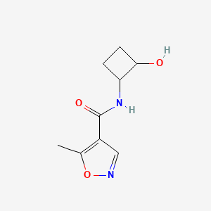 N-(2-hydroxycyclobutyl)-5-methyl-1,2-oxazole-4-carboxamide