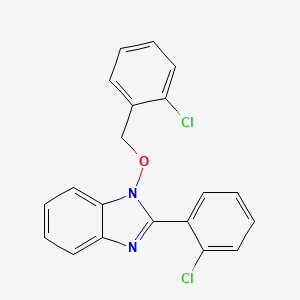 1-[(2-chlorobenzyl)oxy]-2-(2-chlorophenyl)-1H-1,3-benzimidazole