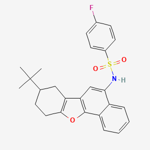 molecular formula C26H26FNO3S B2779698 C26H26Fno3S CAS No. 442535-98-0