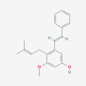 molecular formula C20H22O2 B027797 Longistylin C CAS No. 64125-60-6