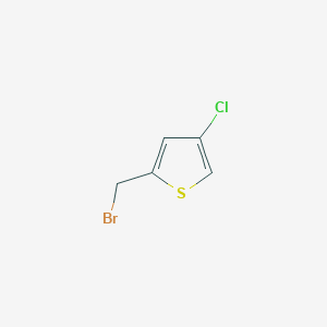 molecular formula C5H4BrClS B2779809 2-(bromomethyl)-4-chlorothiophene CAS No. 1400991-44-7