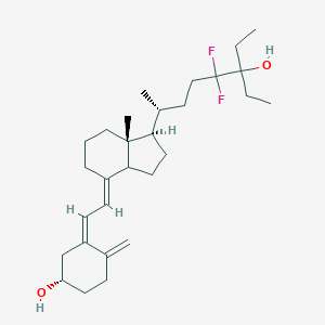 molecular formula C29H46F2O2 B027800 24,24-二氟-25-羟基-26,27-二甲基维生素D3 CAS No. 106647-61-4